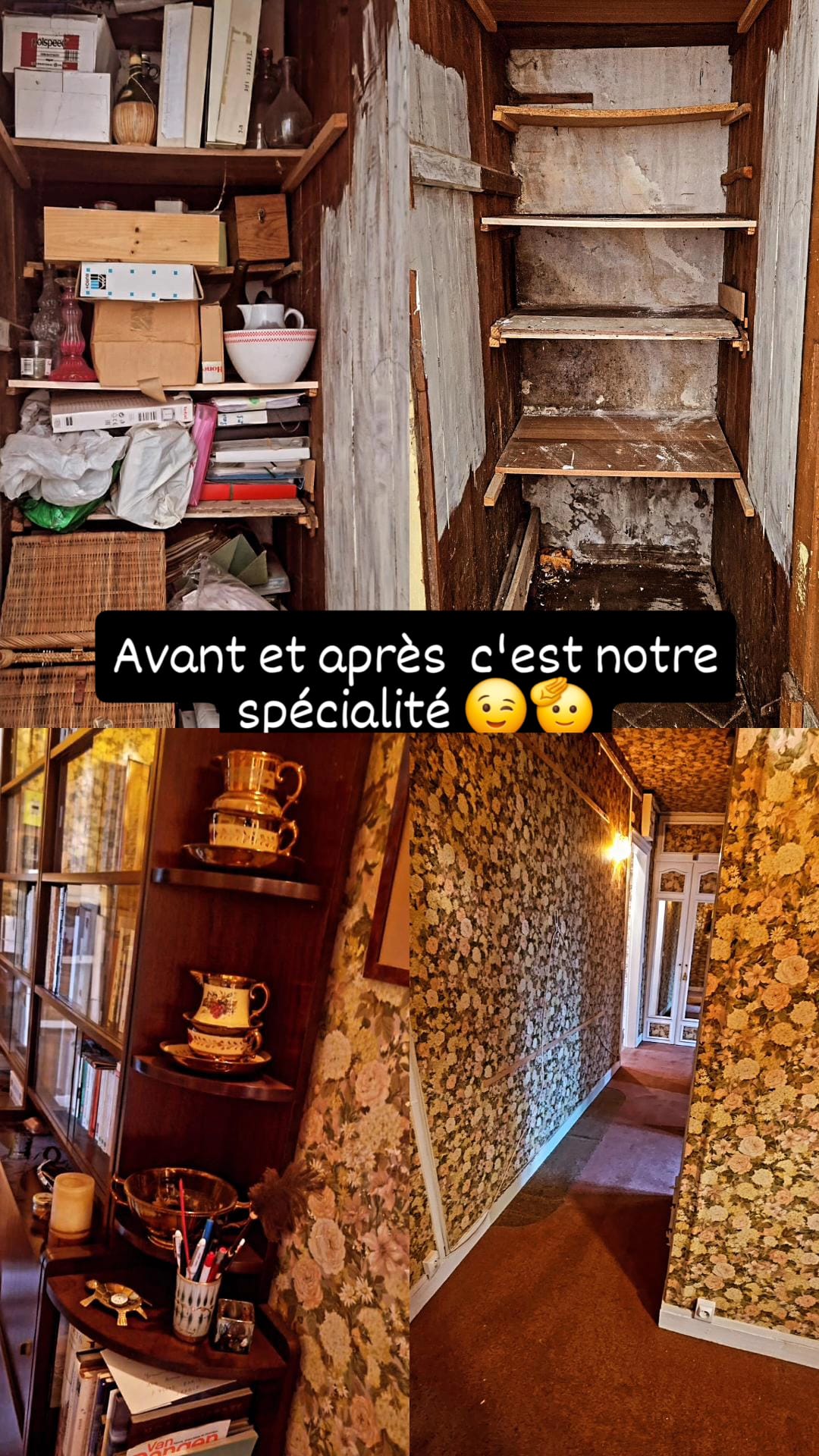 Avant / après — c'est notre spécialité